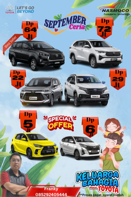 Promo Toyota Purbalingga Terbaik 2026 - Promo Toyota Purbalingga 2026